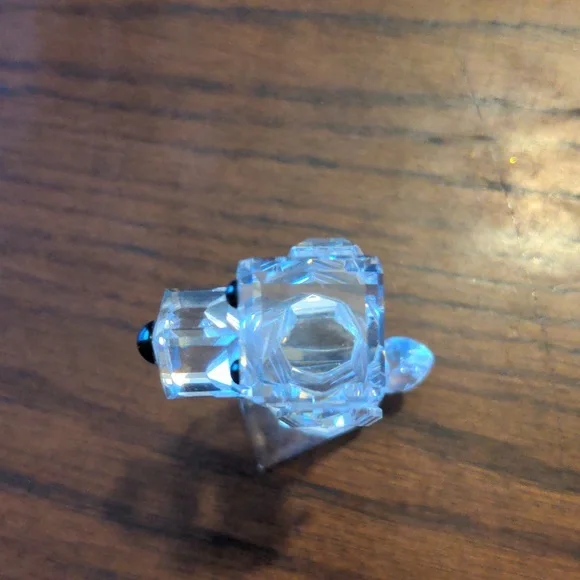 Swavorski Silver Crystal Vintage Standing Pluto Dog Figurine 7635, Discontinued - Picture 5 of 11